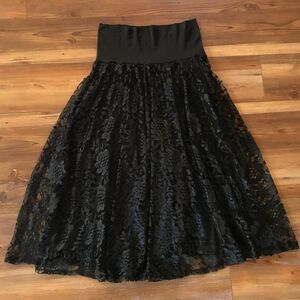 Helium Vintage Y2k Lace Skirt With Leggings Women's Size 30 Inch Waist
